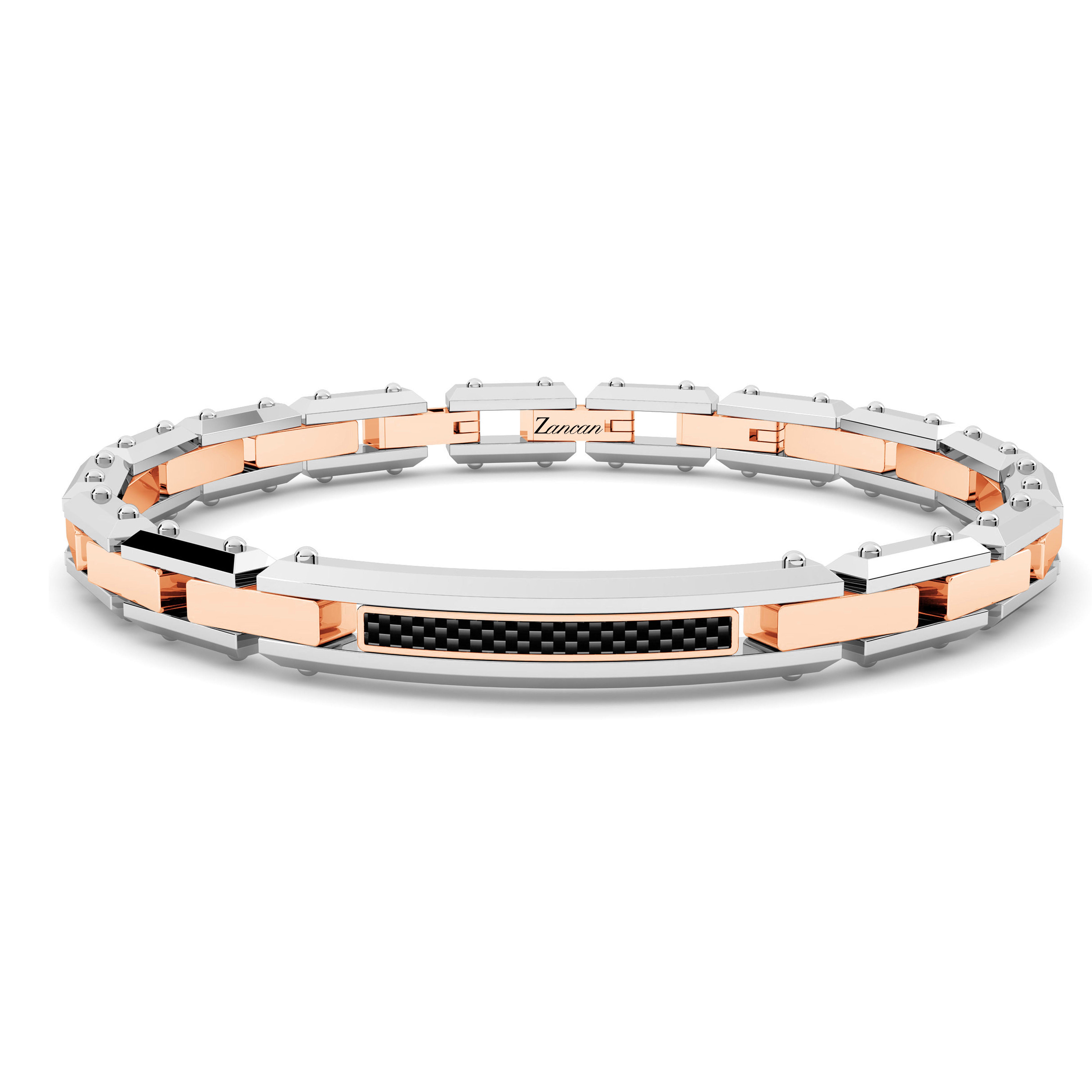 ZANCAN TWO-TONE STEEL BRACELET
