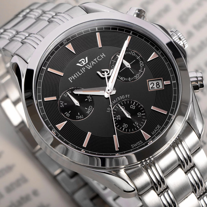 OROLOGIO PHILIP WATCH BLAZE CHRONO BLACK DIAL |41MM|